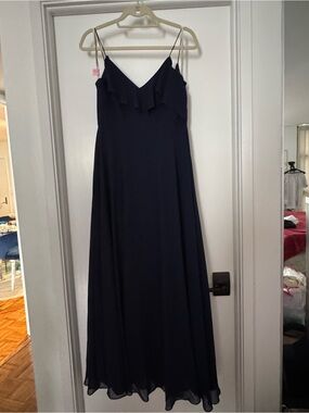 Jenny Yoo - Mila Could Shoulder Chiffon Gown